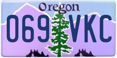OR license plate 069VKC