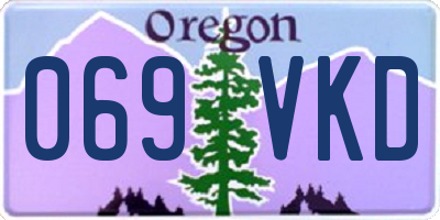 OR license plate 069VKD