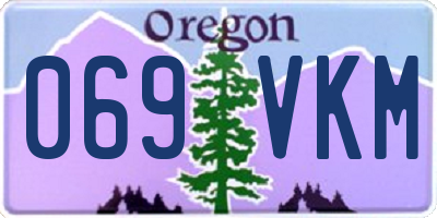 OR license plate 069VKM