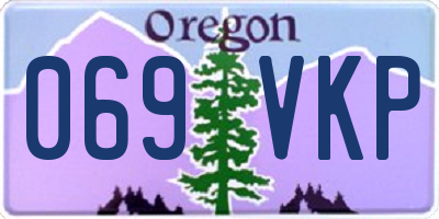 OR license plate 069VKP