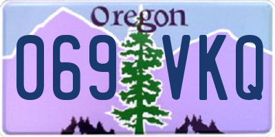 OR license plate 069VKQ