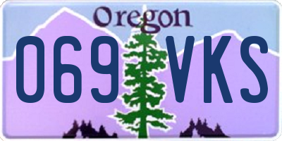 OR license plate 069VKS