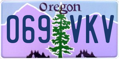 OR license plate 069VKV