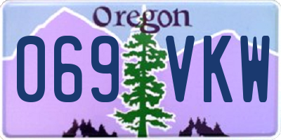 OR license plate 069VKW
