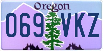 OR license plate 069VKZ