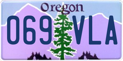 OR license plate 069VLA