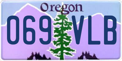 OR license plate 069VLB