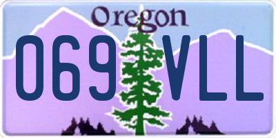 OR license plate 069VLL