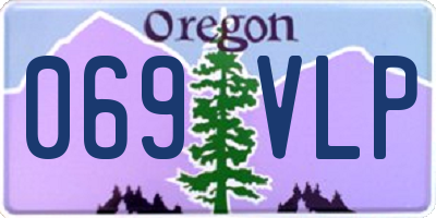 OR license plate 069VLP