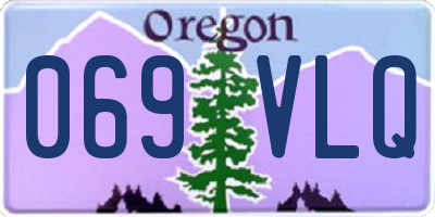 OR license plate 069VLQ