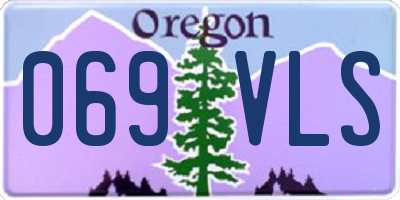 OR license plate 069VLS