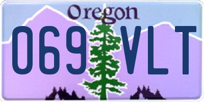 OR license plate 069VLT
