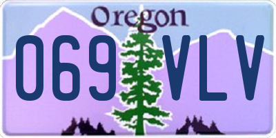 OR license plate 069VLV