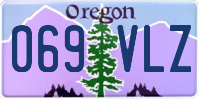 OR license plate 069VLZ