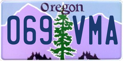 OR license plate 069VMA