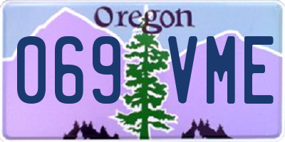 OR license plate 069VME