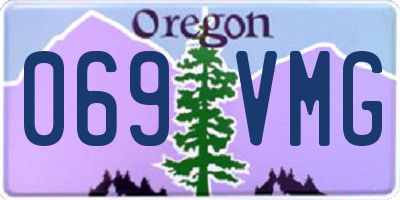 OR license plate 069VMG