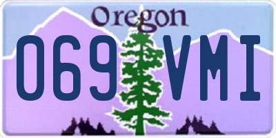 OR license plate 069VMI