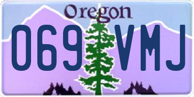 OR license plate 069VMJ