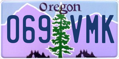 OR license plate 069VMK