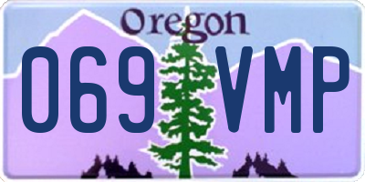 OR license plate 069VMP