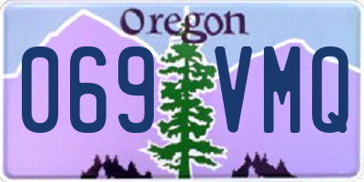 OR license plate 069VMQ