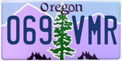 OR license plate 069VMR
