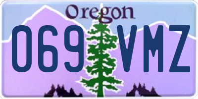 OR license plate 069VMZ
