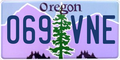OR license plate 069VNE