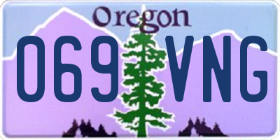 OR license plate 069VNG