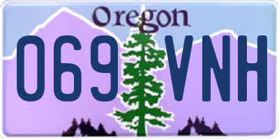OR license plate 069VNH