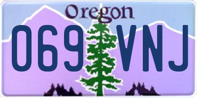 OR license plate 069VNJ