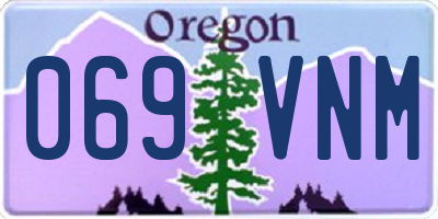OR license plate 069VNM