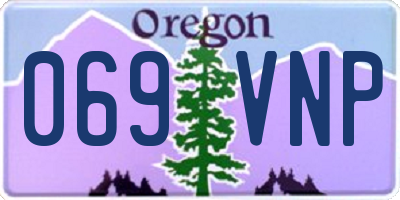 OR license plate 069VNP