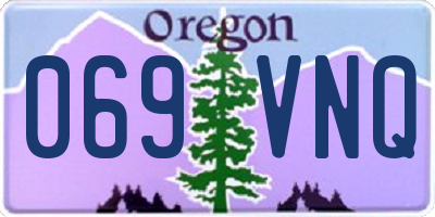 OR license plate 069VNQ