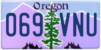 OR license plate 069VNU