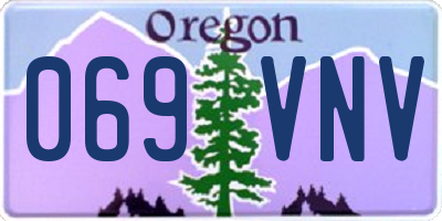 OR license plate 069VNV