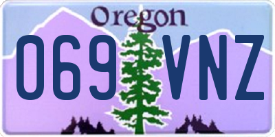 OR license plate 069VNZ