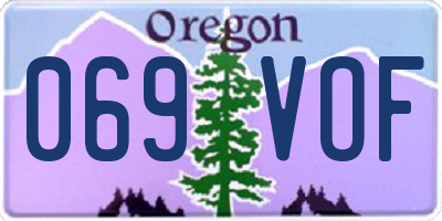 OR license plate 069VOF