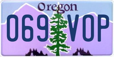 OR license plate 069VOP