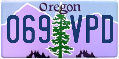 OR license plate 069VPD