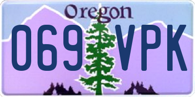 OR license plate 069VPK