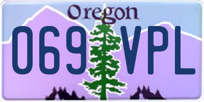 OR license plate 069VPL