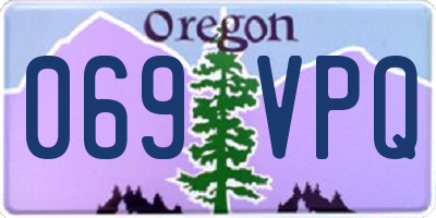 OR license plate 069VPQ