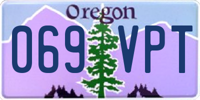 OR license plate 069VPT
