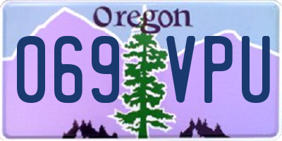 OR license plate 069VPU