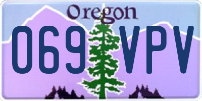 OR license plate 069VPV