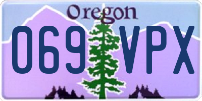 OR license plate 069VPX