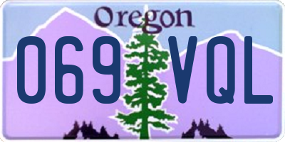 OR license plate 069VQL