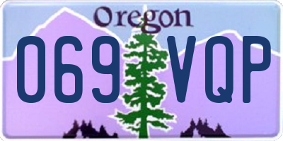 OR license plate 069VQP